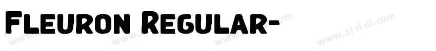 Fleuron Regular字体转换 Fleuron Regular字体转换